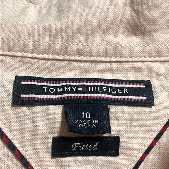 Tommy Hilfiger color light pink  Fitted Shirt - Picture 4 of 4